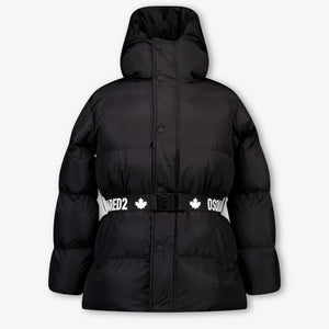 Dsquared2 Kids Girls Winter Coat  Black