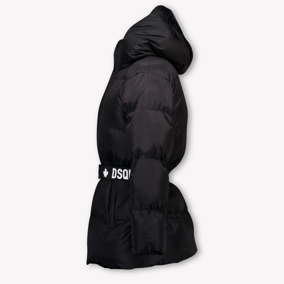 Dsquared2 Kinder Meisjes Winterjas In Zwart