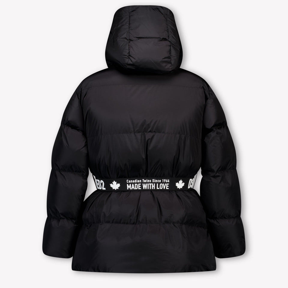 Dsquared2 Kinder Meisjes Winterjas In Zwart
