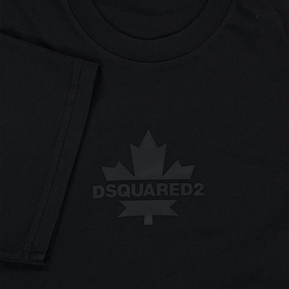 Dsquared2 Kids Unisex T-Shirt  Black