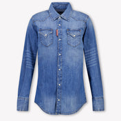 Dsquared2 Kinder Unisex Blouse In Blauw
