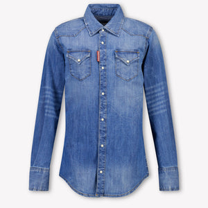 Dsquared2 Kids Unisex Blouse  Blue