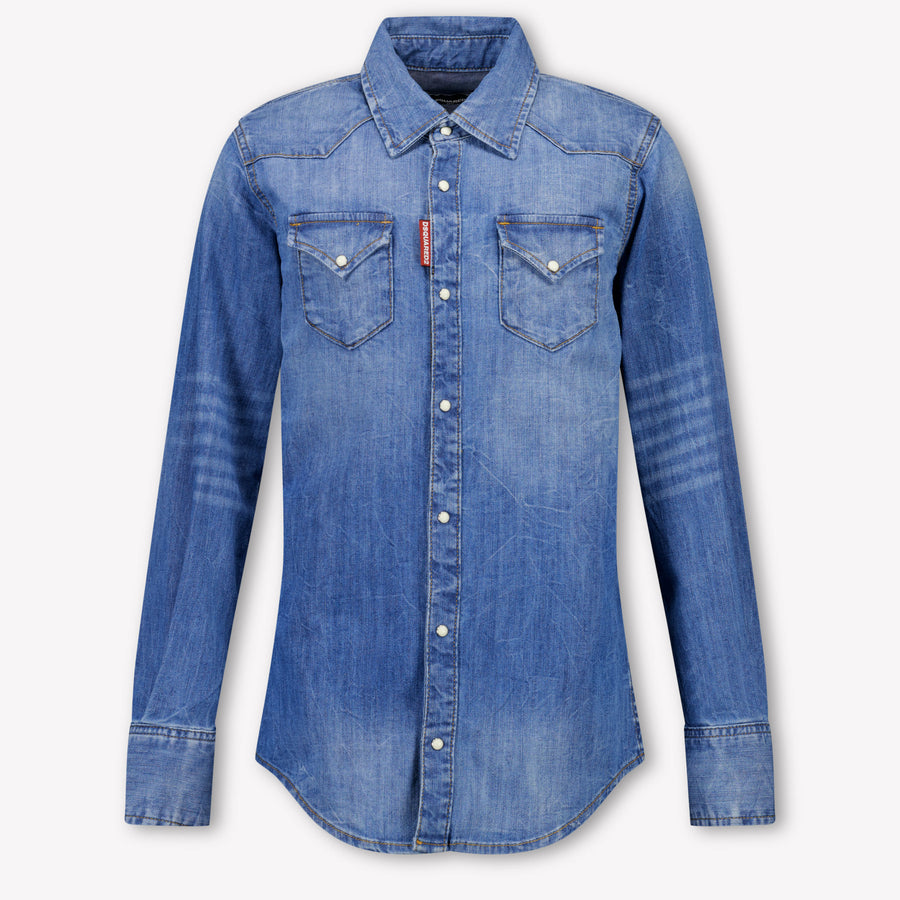 Dsquared2 Kids Unisex Blouse  Blue
