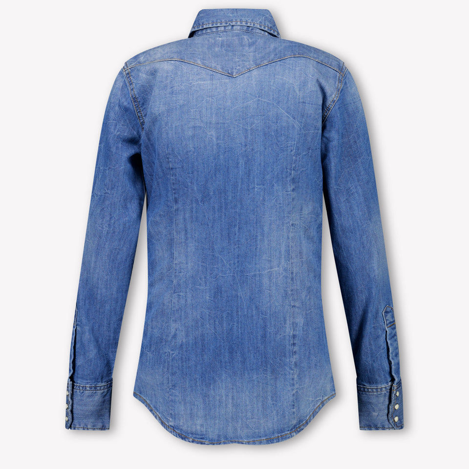 Dsquared2 Kinder Unisex Blouse In Blauw