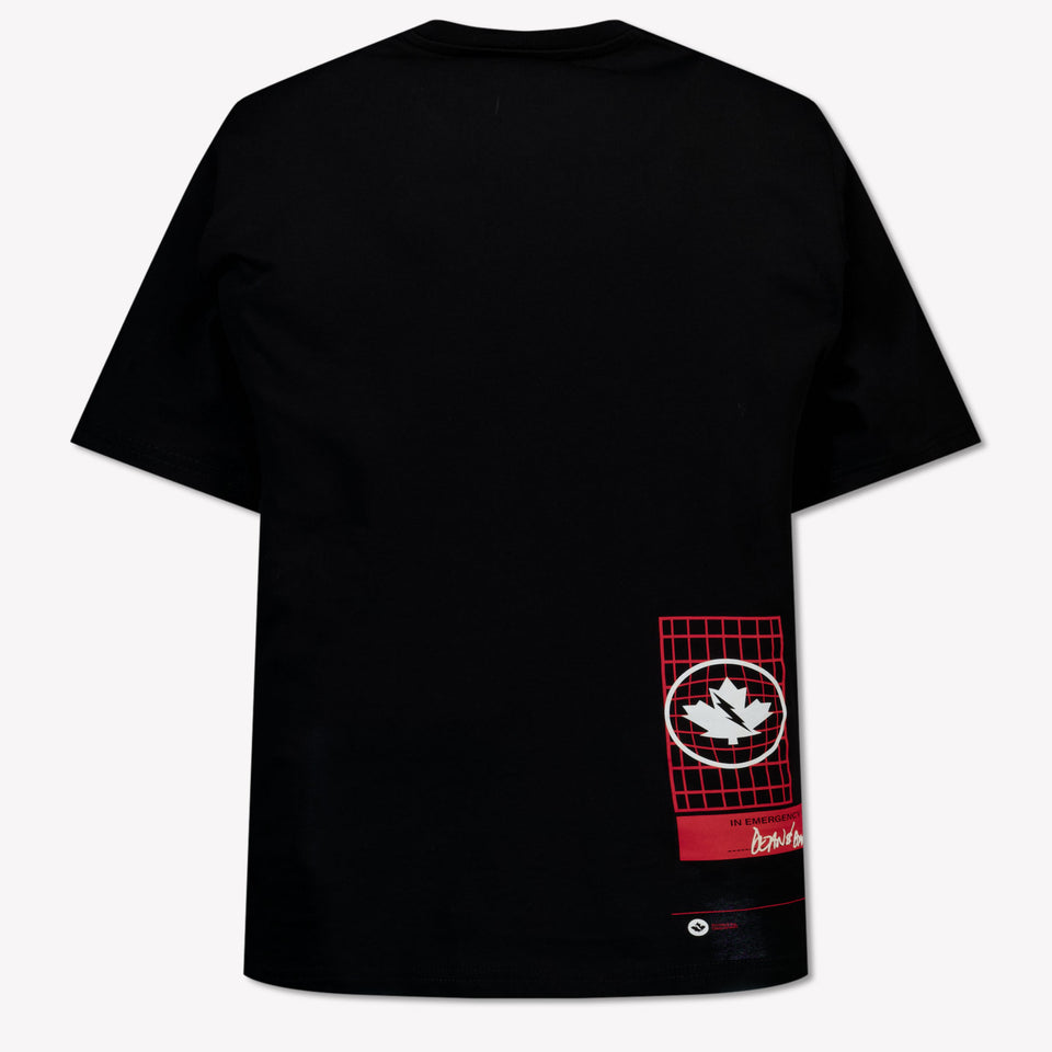 Dsquared2 Kids Unisex T-Shirt  Black