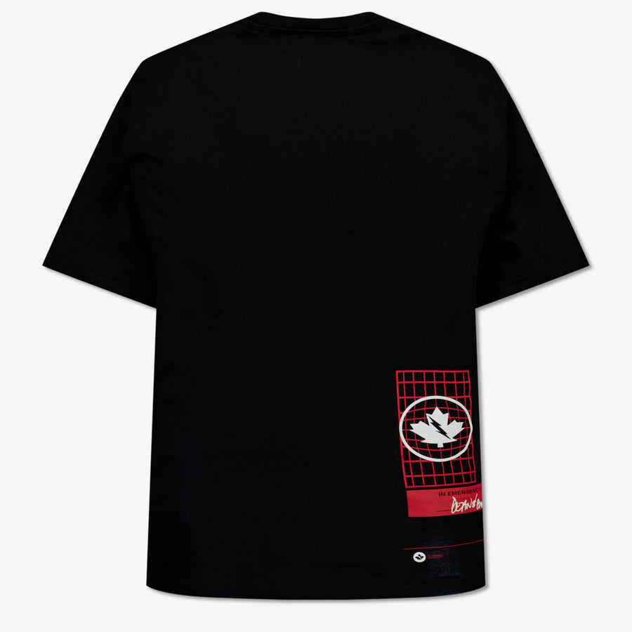 Dsquared2 Kids Unisex T-Shirt  Black