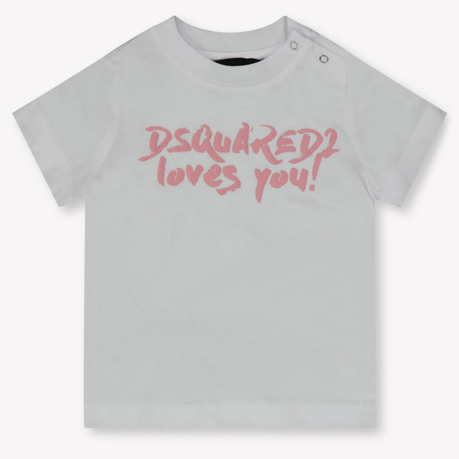 Dsquared2 Baby Girls T-Shirt  White