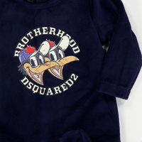 Dsquared2 Baby Unisex Playsuit Navy