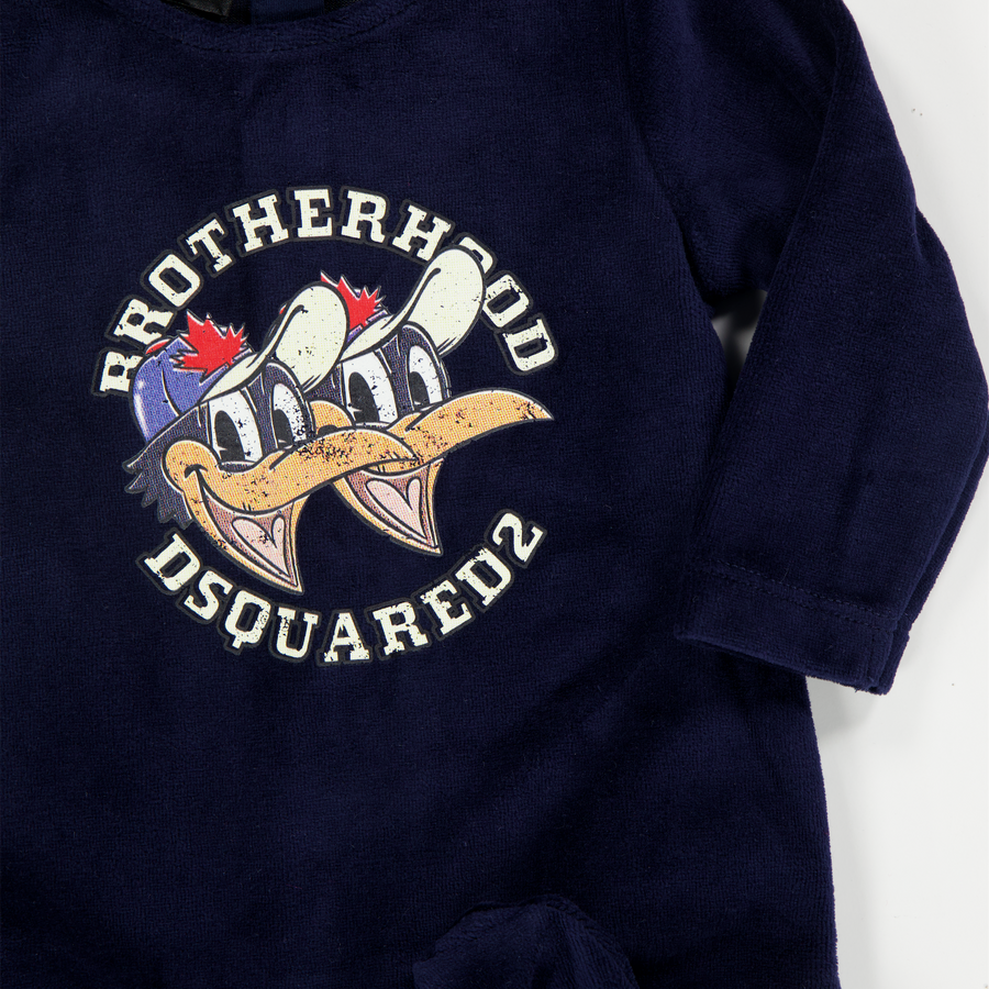 Dsquared2 Baby Unisex Playsuit Navy