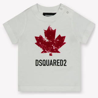 Dsquared2 Baby Unisex T-Shirt In Wit