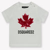Dsquared2 Baby Unisex T-Shirt In Wit