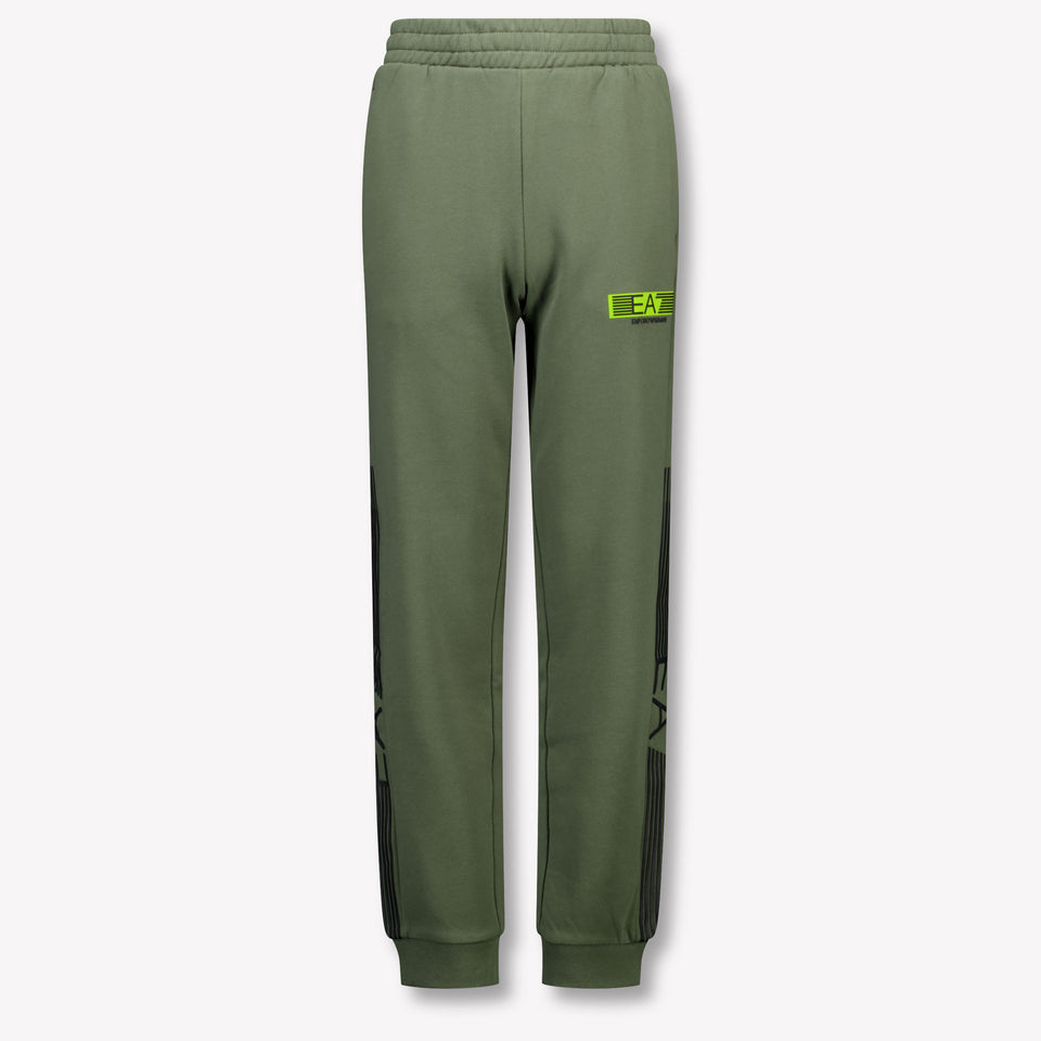 EA7 Kinder Jongens Joggingpak In Army