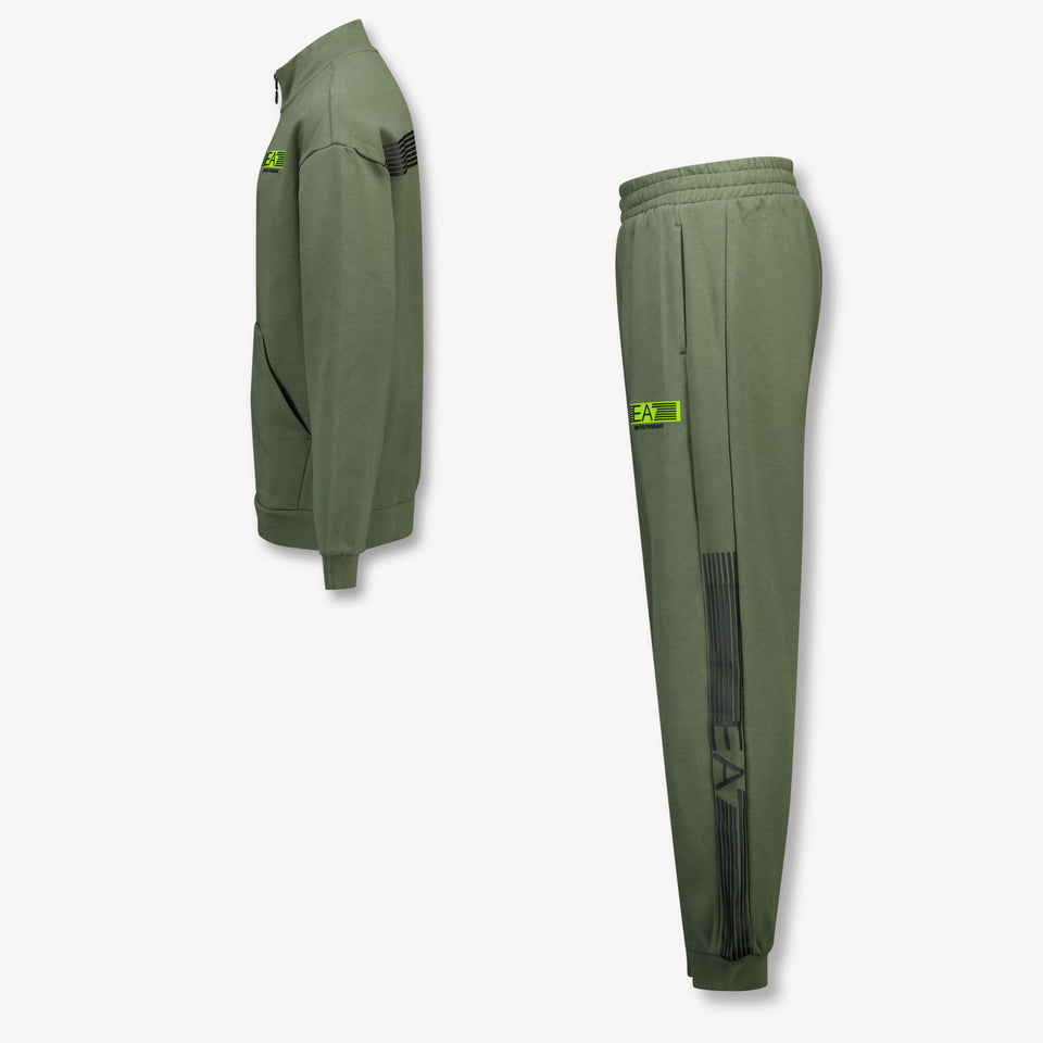 EA7 Kinder Jongens Joggingpak In Army