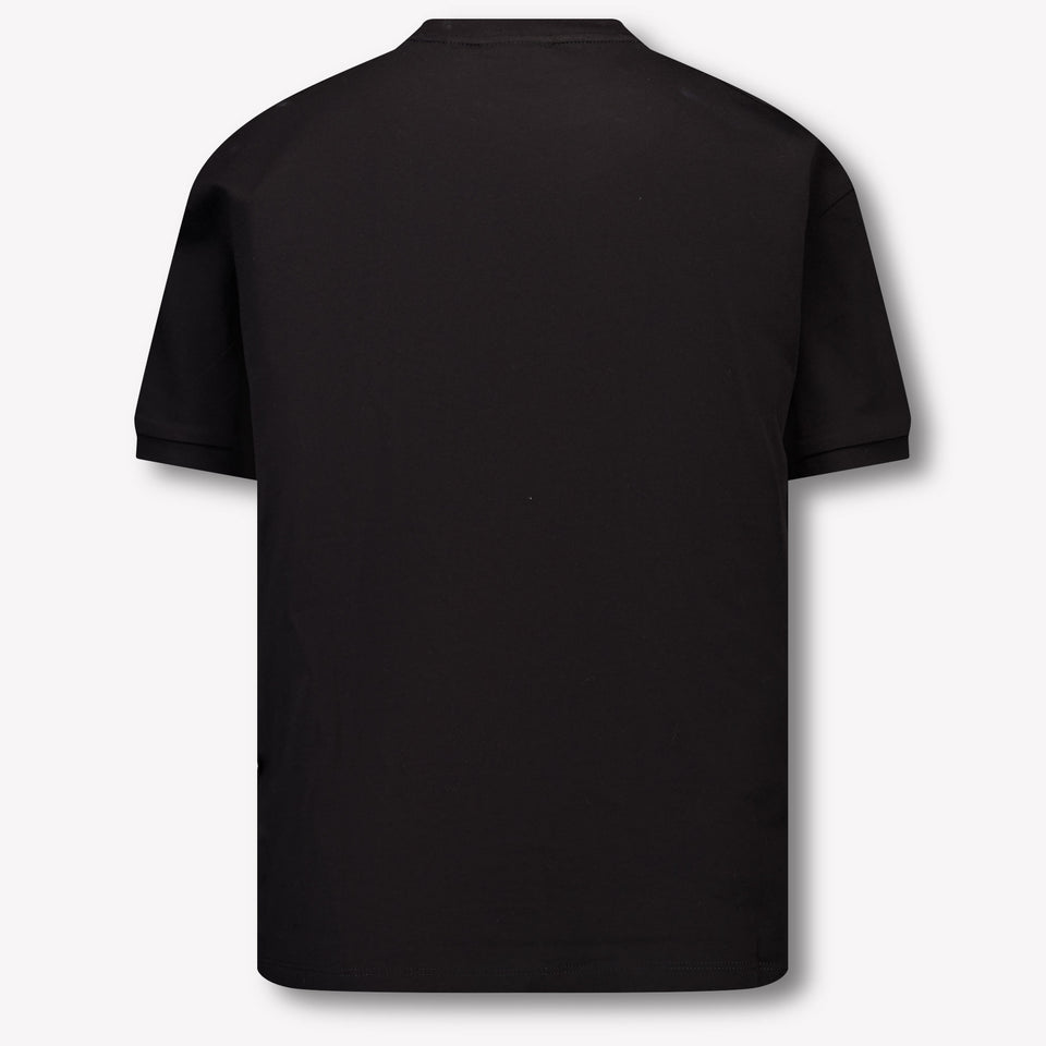 EA7 Kinder Jongens T-Shirt In Zwart