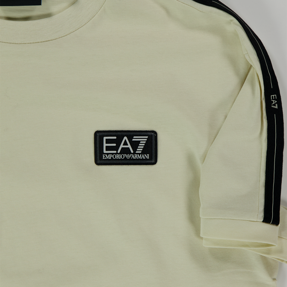 EA7 Kids Boys T-Shirt  Offwhite