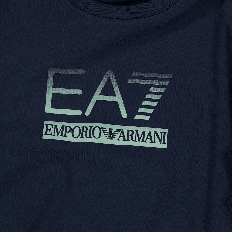 EA7 Kids Boys T-Shirt  Navy