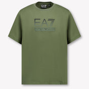 EA7 Kinder Jongens T-Shirt In Army