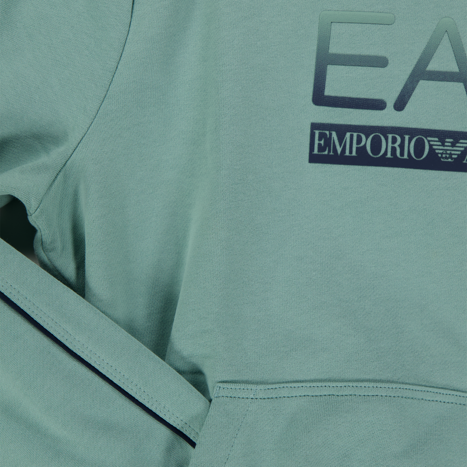 EA7 Kinder Jongens Trui In Mint
