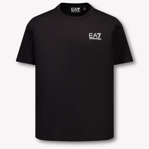 EA7 Kinder Jongens T-Shirt In Zwart