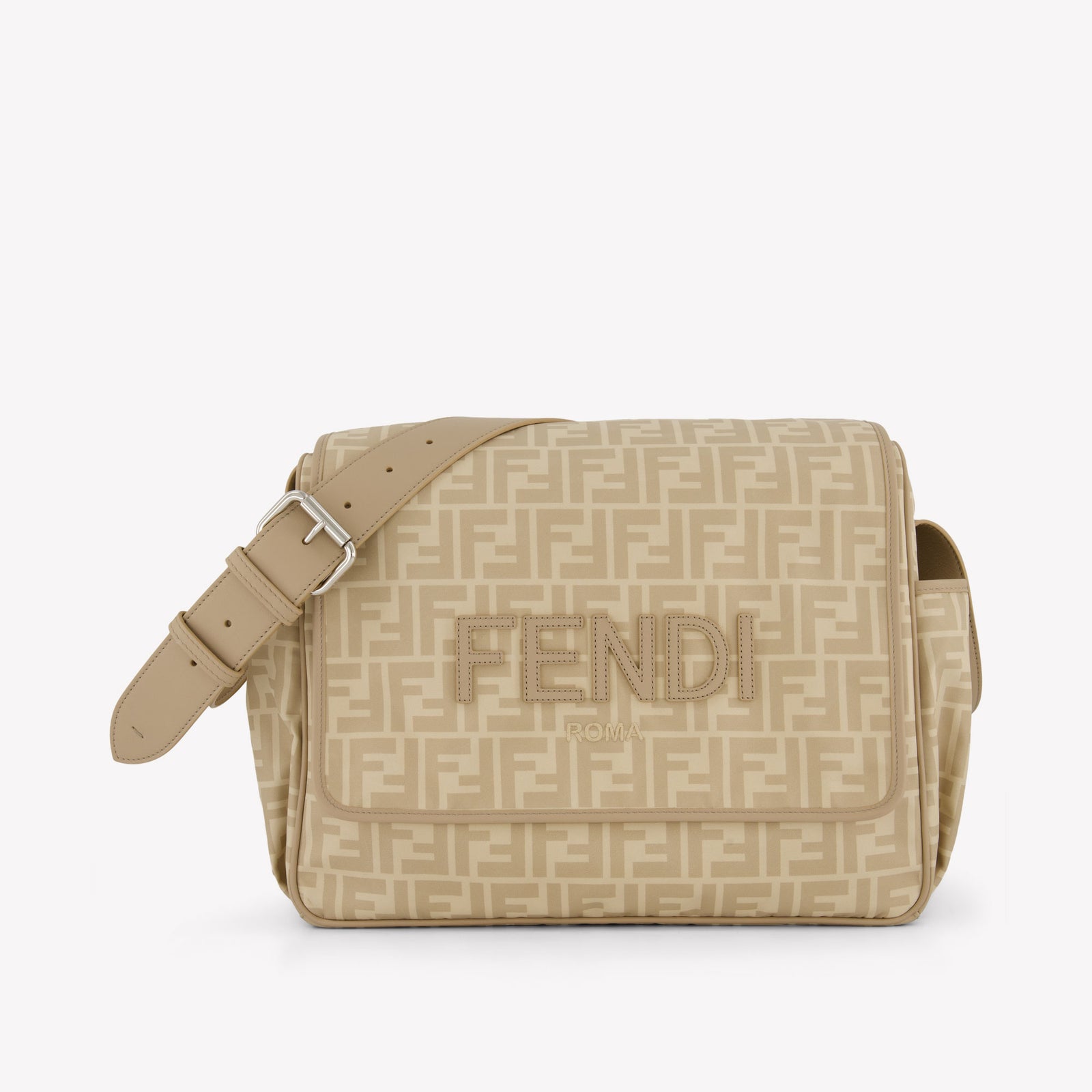 Fendi Baby Unisex Diaper Bag  Beige