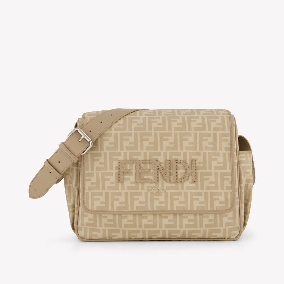 Fendi Baby Unisex Diaper Bag  Beige