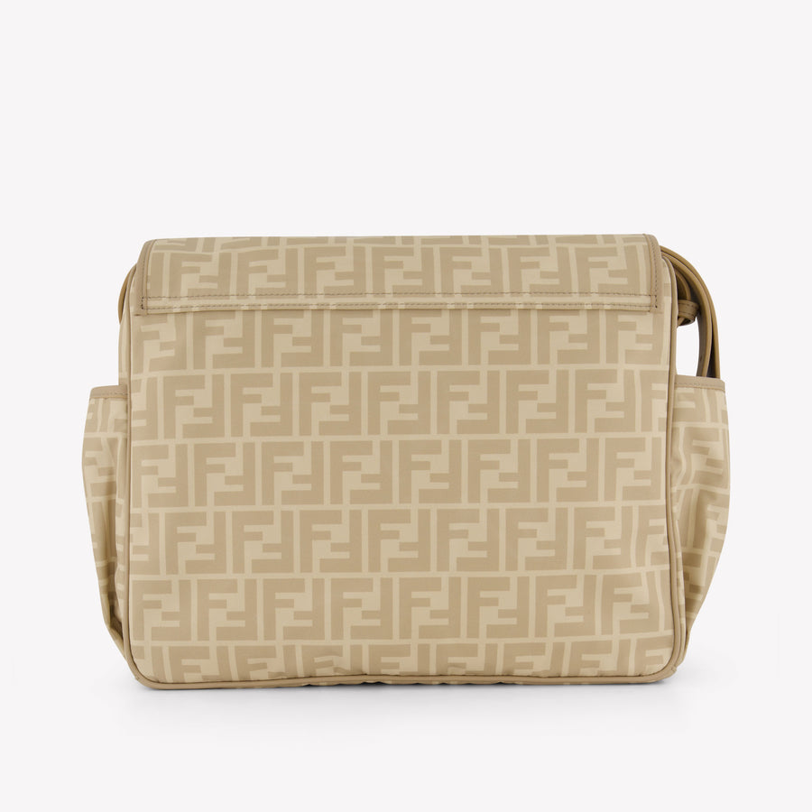 Fendi Baby Unisex Diaper Bag  Beige