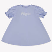 Fendi Baby Girls Dress  Light Blue