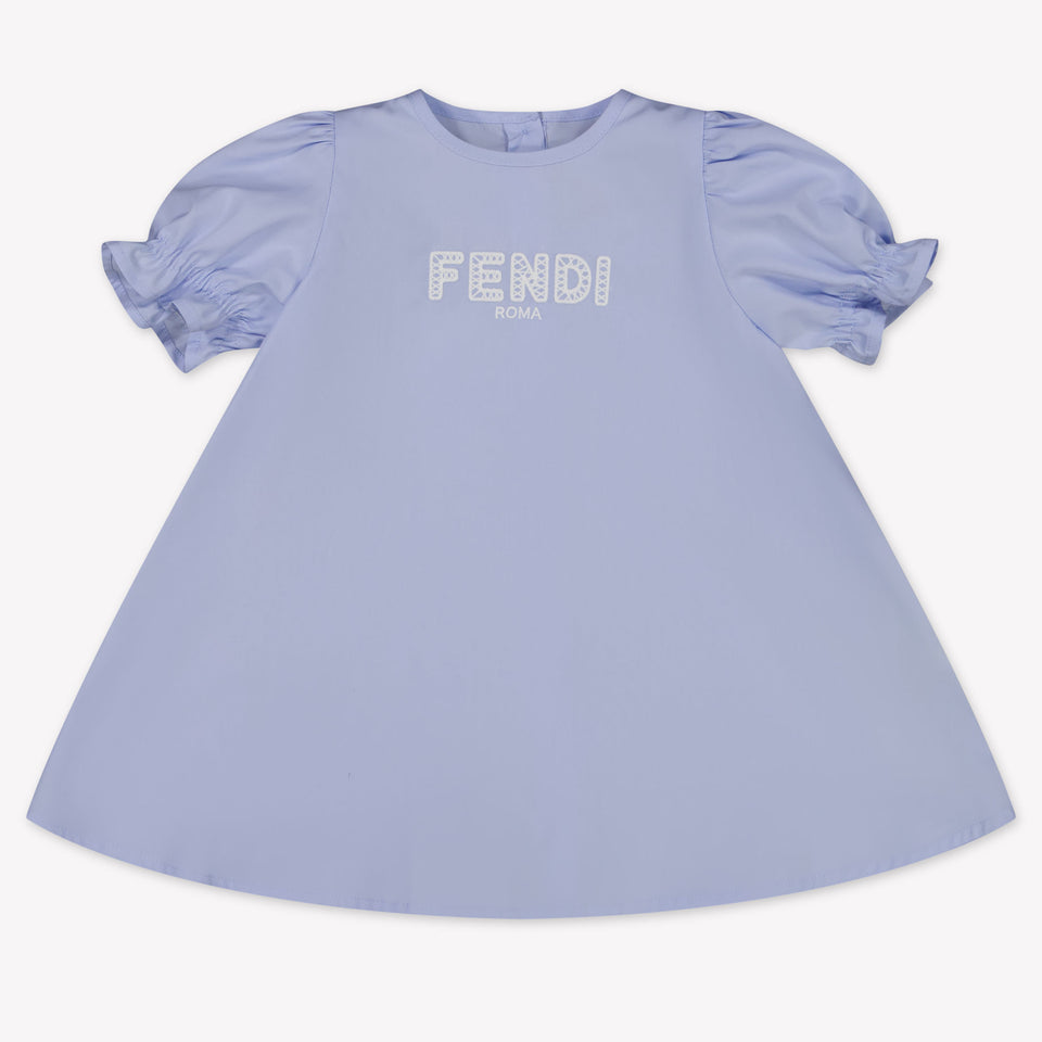 Fendi Baby Girls Dress  Light Blue