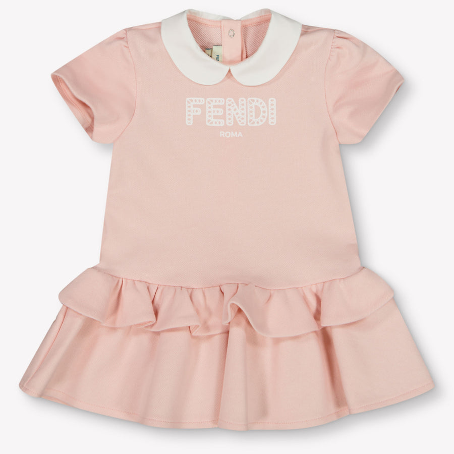 Fendi Baby Girls Dress  Light Pink