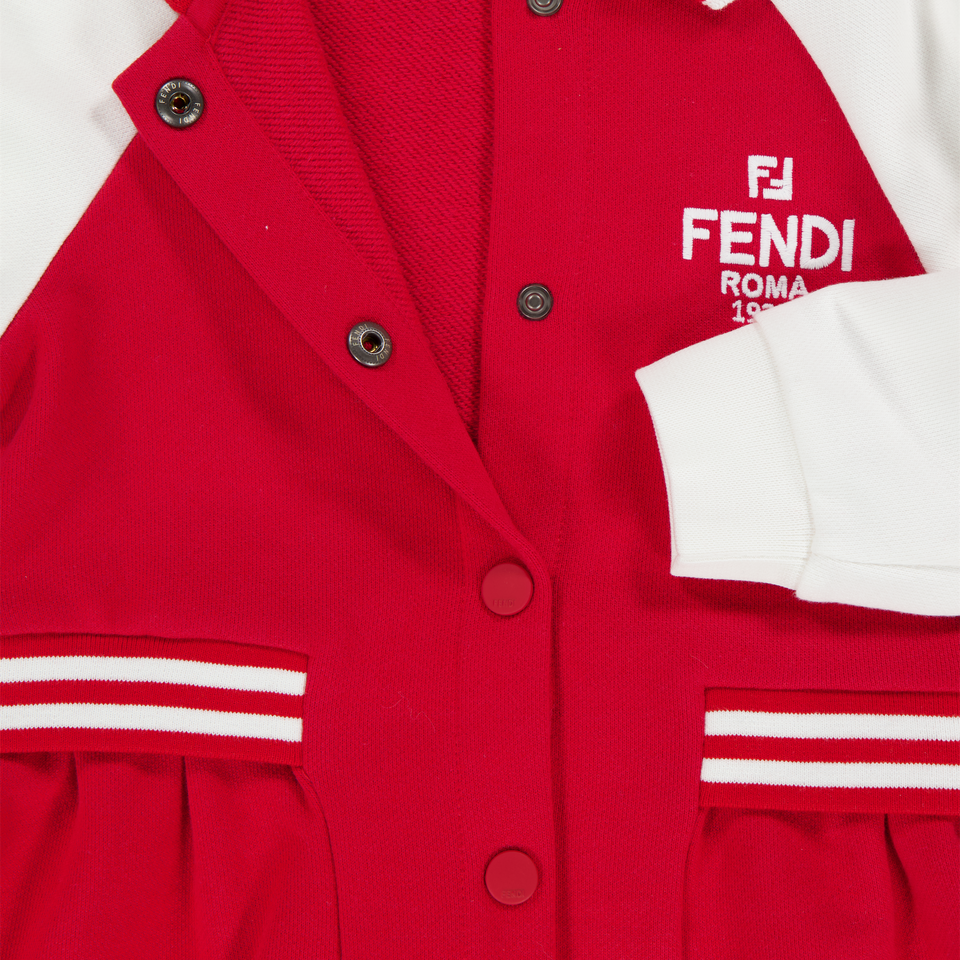 Fendi Baby Girls Dress  Red