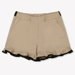 Fendi Baby Meisjes Shorts In Beige