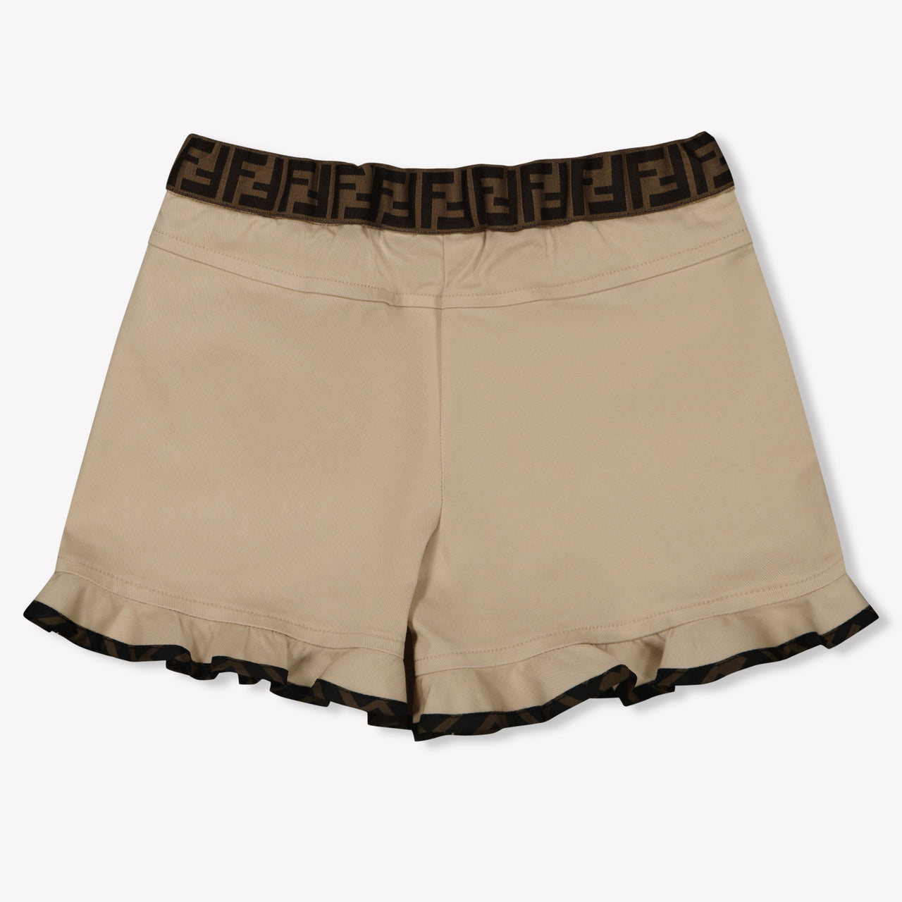 Fendi Baby Meisjes Shorts In Beige