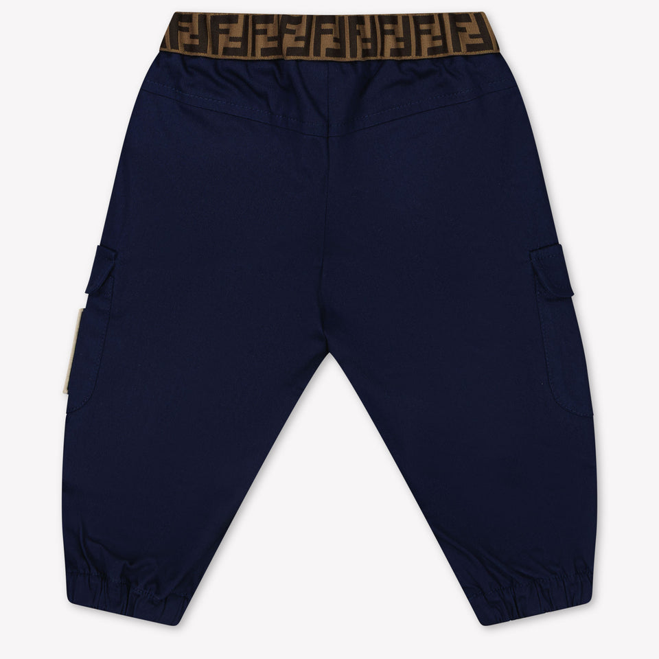 Fendi Baby Jongens Broek In Navy