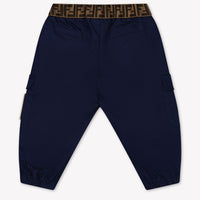 Fendi Baby Jongens Broek In Navy