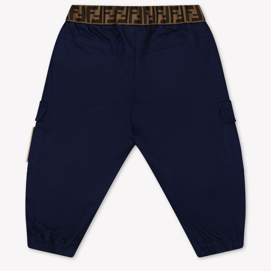 Fendi Baby Jongens Broek In Navy