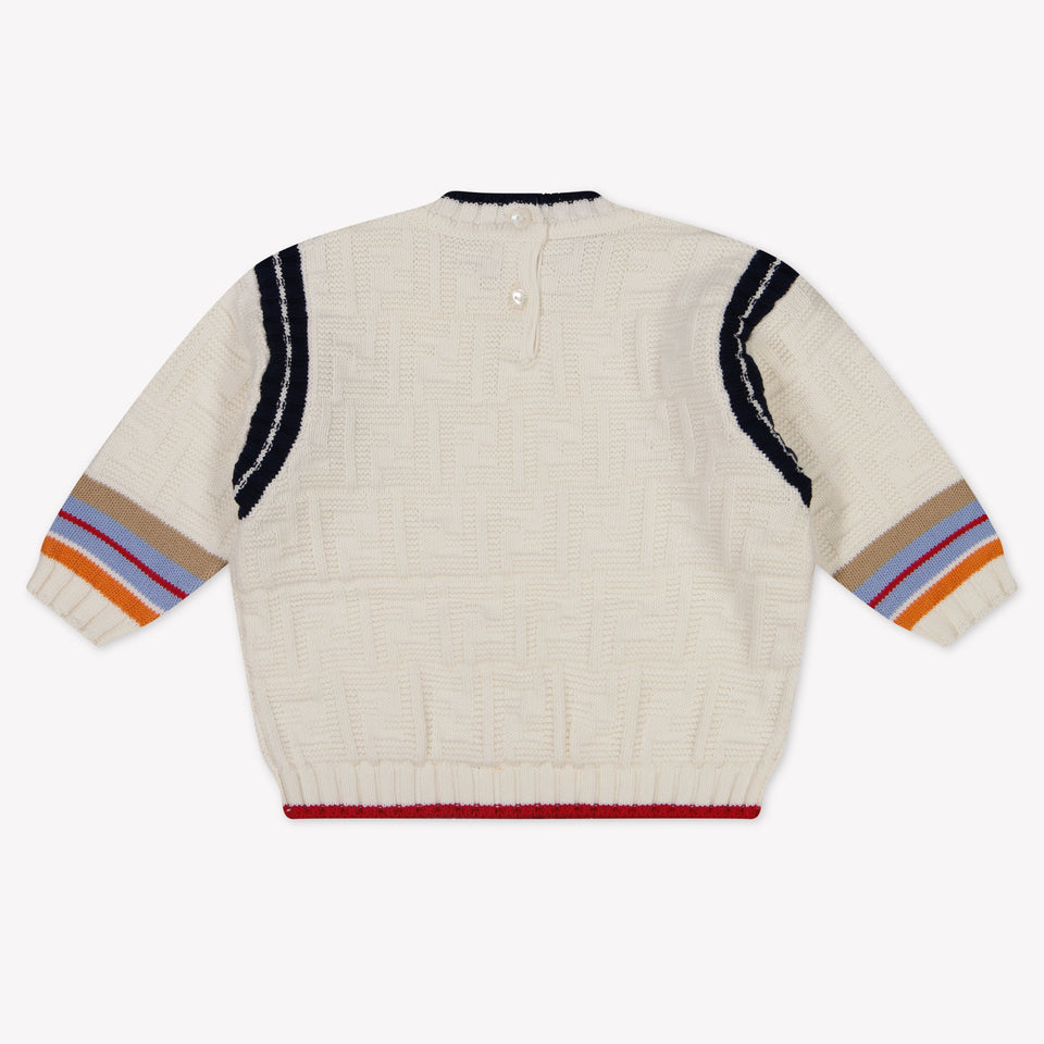 Fendi Baby Boys Sweater  Offwhite