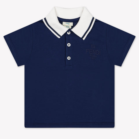 Fendi Baby Boys Polo  Navy