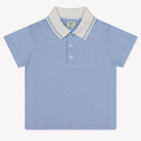 Fendi Baby Boys Polo  Light Blue