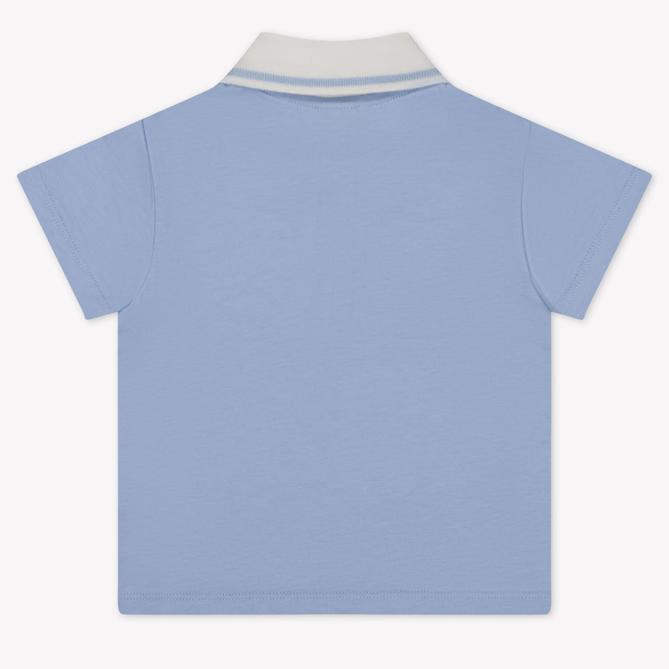 Fendi Baby Jongens Polo In Licht Blauw