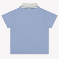 Fendi Baby Boys Polo  Light Blue