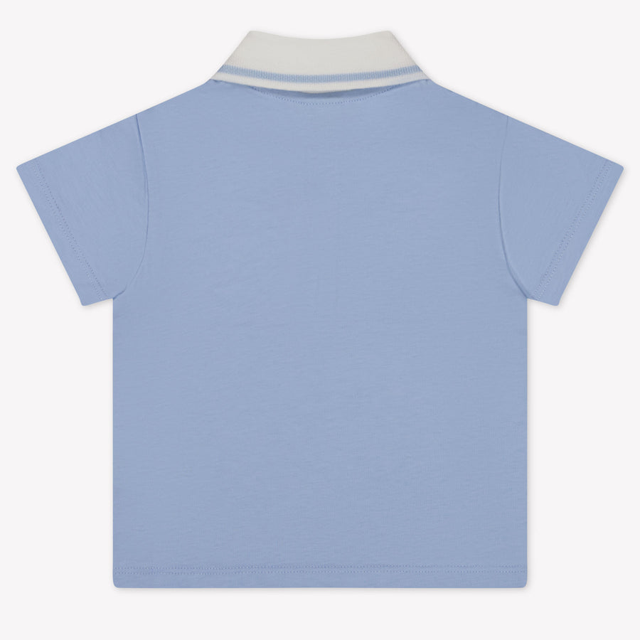 Fendi Baby Boys Polo  Light Blue