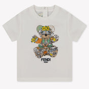 Fendi Baby Boys T-Shirt  White