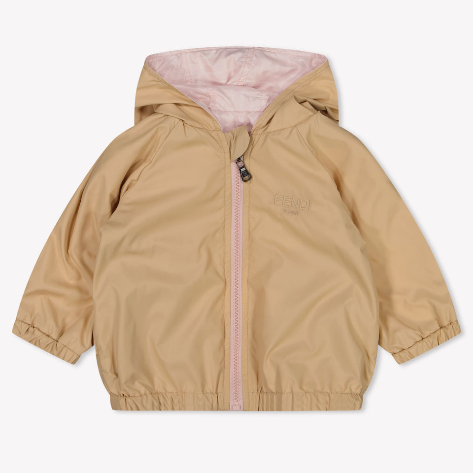 Fendi Baby Unisex  Between Jacket Light Pink
