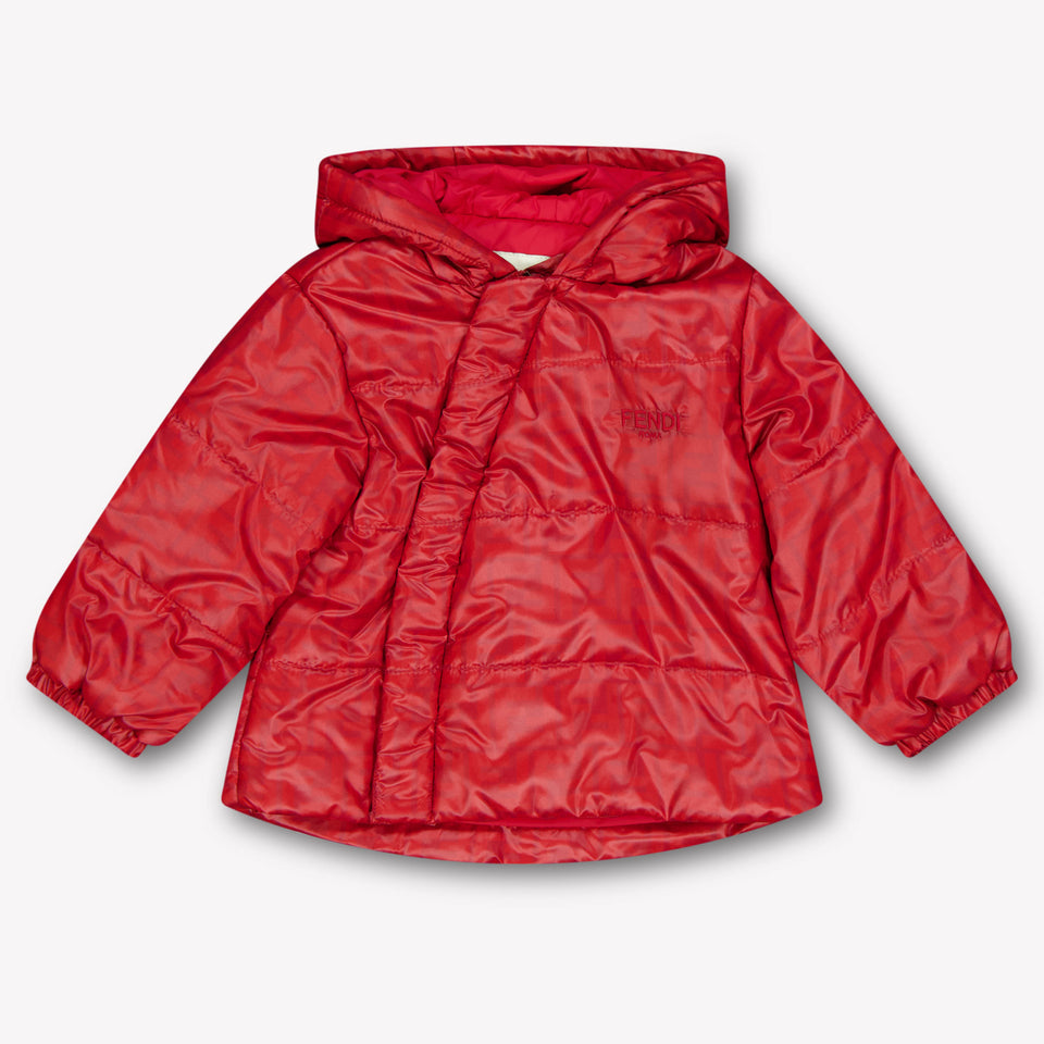 Fendi Baby Unisex Winter Jacket  Red