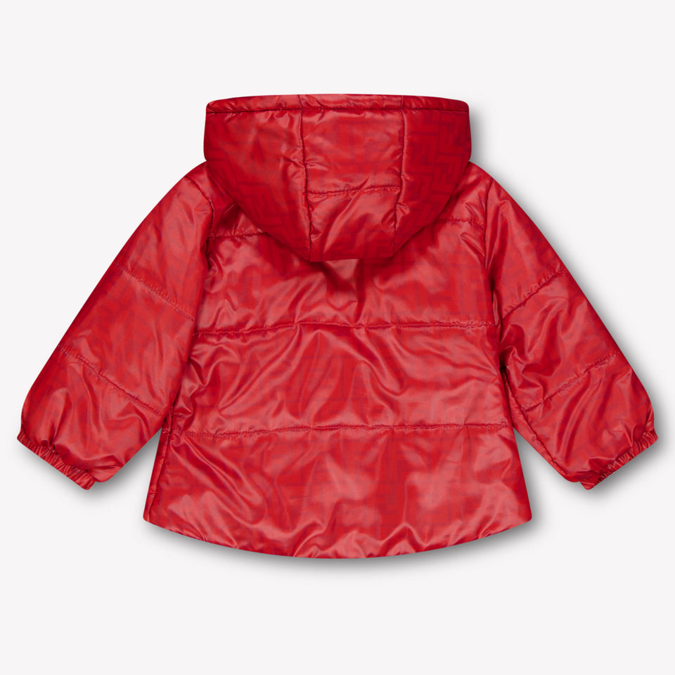 Fendi Baby Unisex Winter Jacket  Red