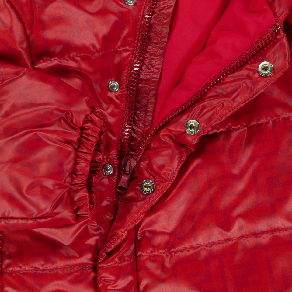 Fendi Baby Unisex Winter Jacket  Red