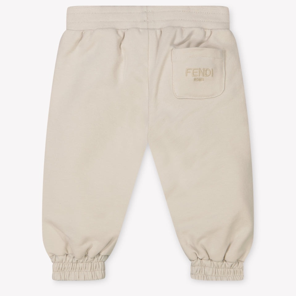 Fendi Baby Unisex Pants  Beige