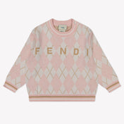 Fendi Baby Unisex Sweater  Light Pink