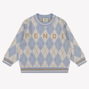 Fendi Baby Unisex Sweater  Light Blue