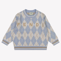 Fendi Baby Unisex Sweater  Light Blue